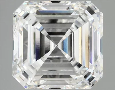 8.18ct E VVS2 Excellent Cut Asscher Lab Grown Diamond