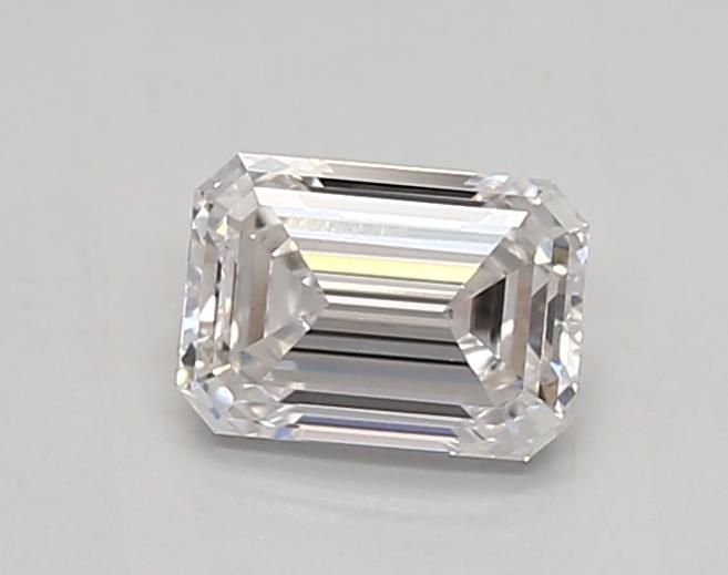 0.58ct E VVS2 Rare Carat Ideal Cut Emerald Lab Grown Diamond
