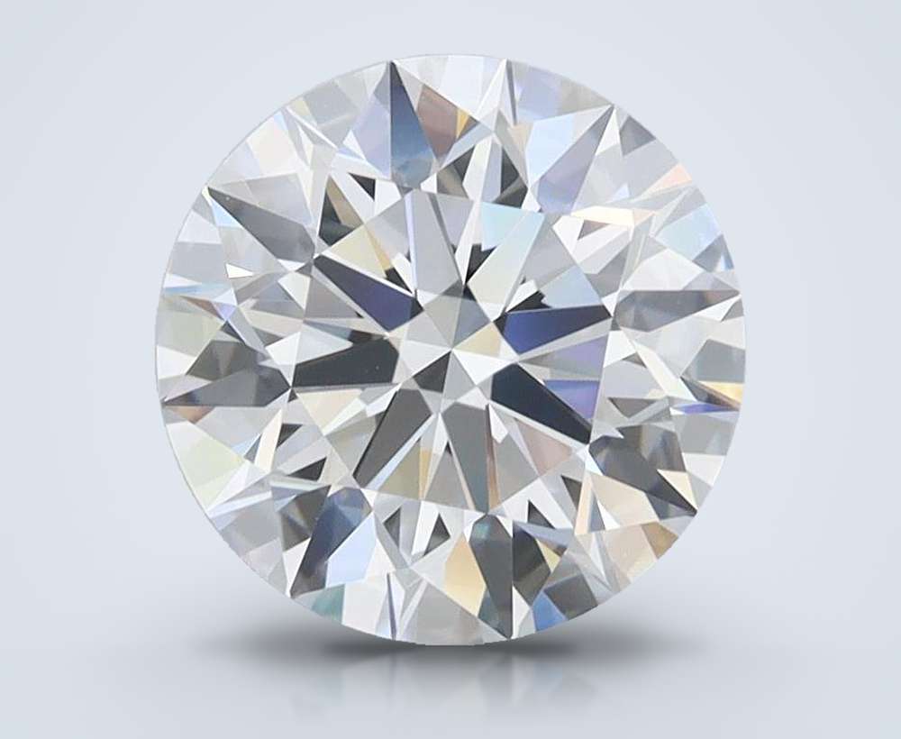 2.33ct D VVS1 Rare Carat Ideal Cut Round Lab Grown Diamond