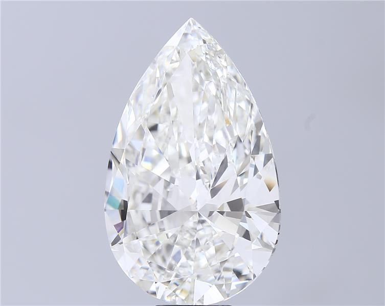 15.02ct G VVS2 Very Good Cut Pear Lab Grown Diamond