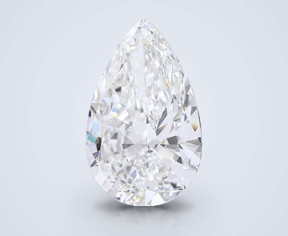 15.02ct G VVS2 Very Good Cut Pear Lab Grown Diamond