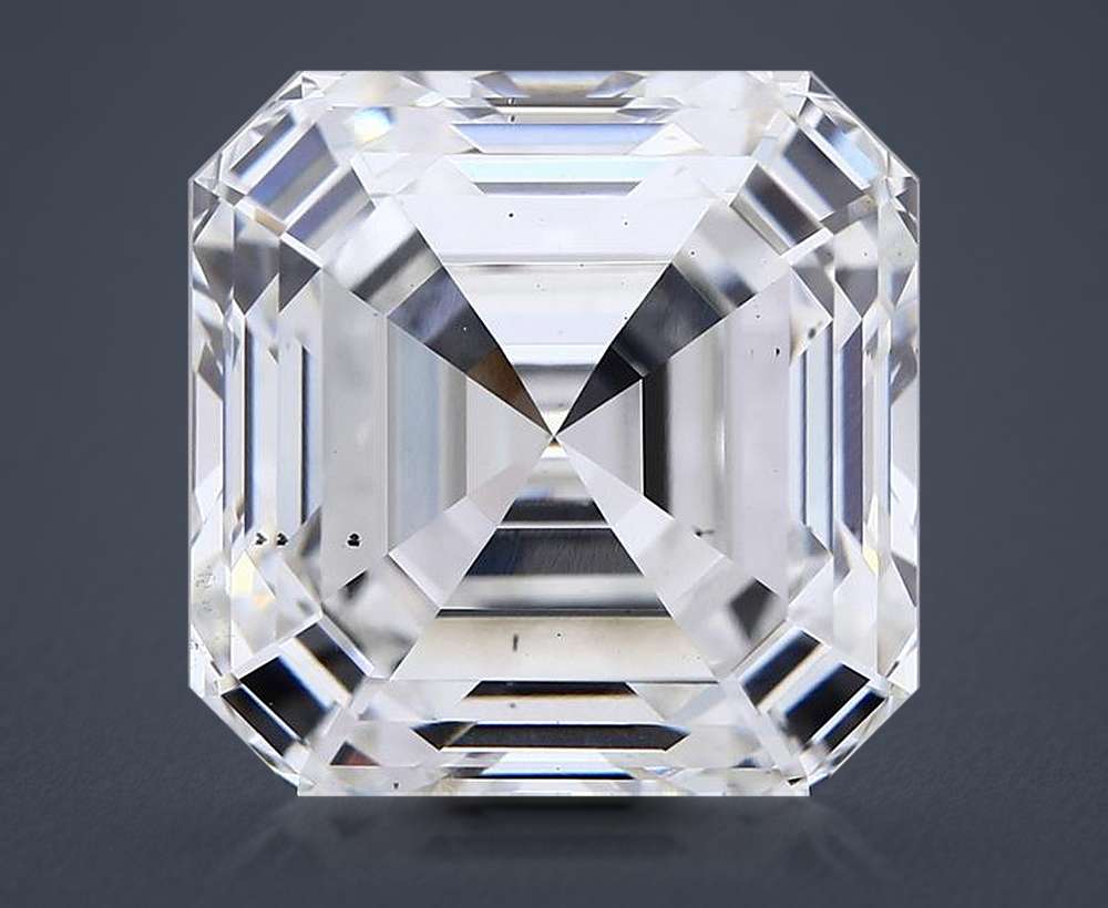 10.26ct F VS2 Rare Carat Ideal Cut Asscher Lab Grown Diamond