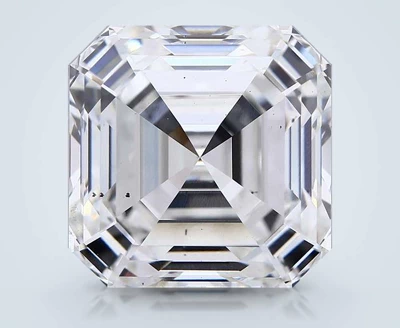 10.26ct F VS2 Rare Carat Ideal Cut Asscher Lab Grown Diamond