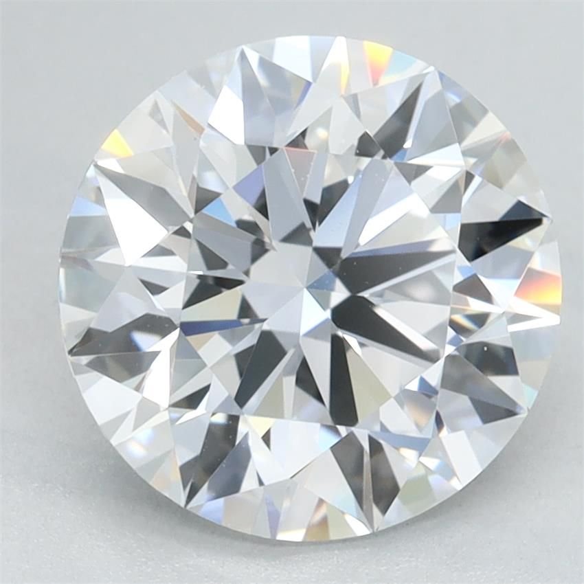 2.65ct D VVS1 Rare Carat Ideal Cut Round Lab Grown Diamond