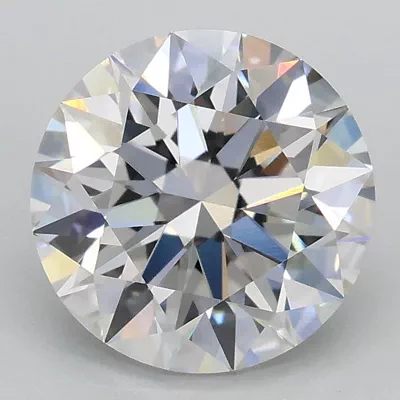2.02ct F VVS2 Rare Carat Ideal Cut Round Lab Grown Diamond