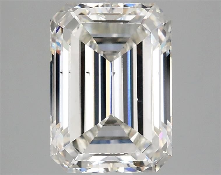2.98ct H VS2 Rare Carat Ideal Cut Emerald Lab Grown Diamond