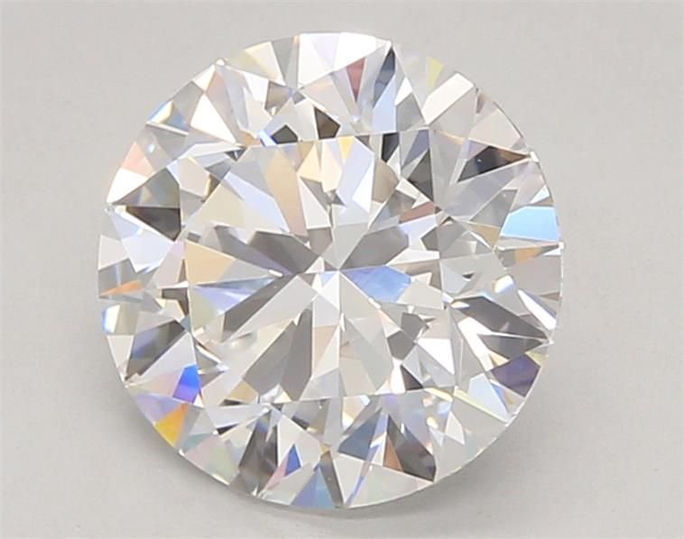 3.02ct D VVS2 Rare Carat Ideal Cut Round Lab Grown Diamond