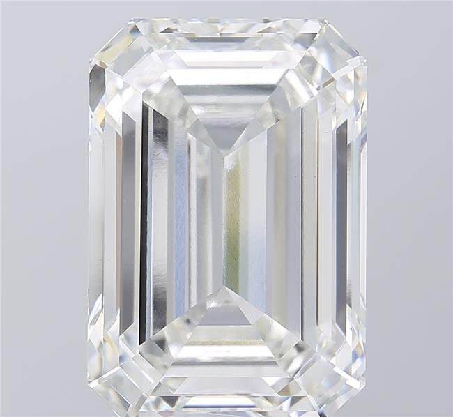 20.06ct G VVS2 Rare Carat Ideal Cut Emerald Lab Grown Diamond