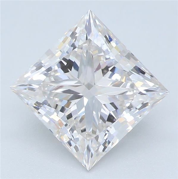 1.53ct G SI1 Rare Carat Ideal Cut Princess Lab Grown Diamond