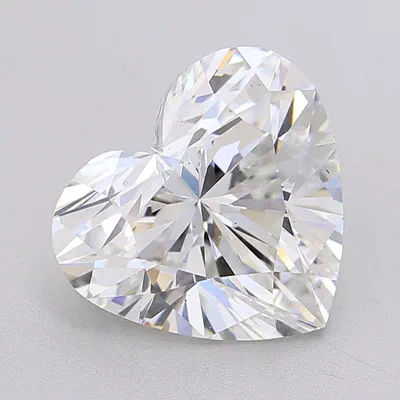 3.34ct F VS2 Rare Carat Ideal Cut Heart Lab Grown Diamond