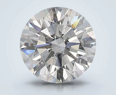 2.06ct E SI2 Rare Carat Ideal Cut Round Diamond