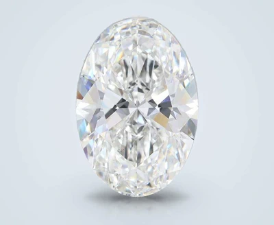11.07ct F VS2 Rare Carat Ideal Cut Oval Lab Grown Diamond