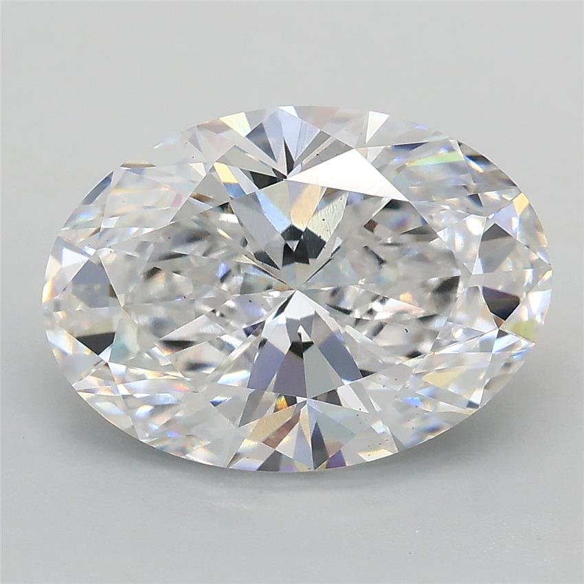 3.03ct D VS1 Rare Carat Ideal Cut Oval Lab Grown Diamond