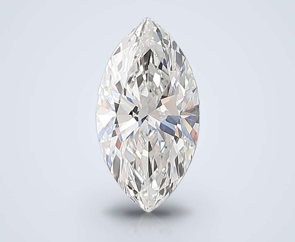 3.07ct E VVS2 Rare Carat Ideal Cut Marquise Lab Grown Diamond