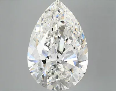 10.25ct F VVS2 Rare Carat Ideal Cut Pear Lab Grown Diamond