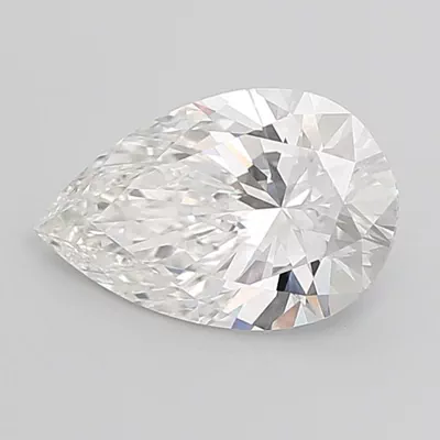 5.02ct G VVS2 Rare Carat Ideal Cut Pear Lab Grown Diamond