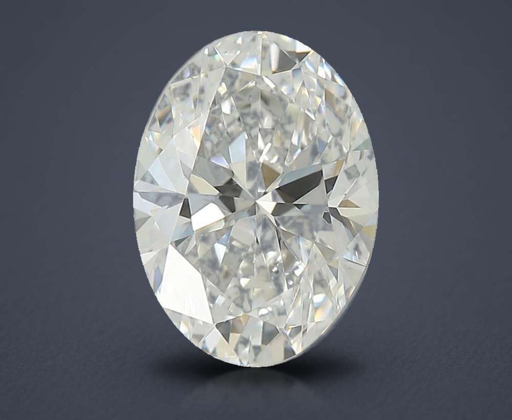 1.03ct D VVS2 Rare Carat Ideal Cut Oval Lab Grown Diamond