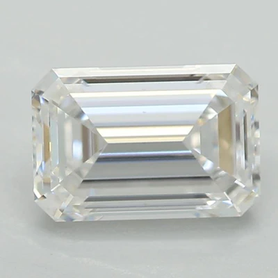 1.07ct E VS1 Rare Carat Ideal Cut Emerald Lab Grown Diamond