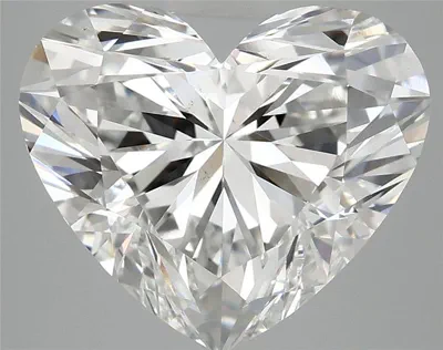 4.91ct F VS1 Rare Carat Ideal Cut Heart Lab Grown Diamond