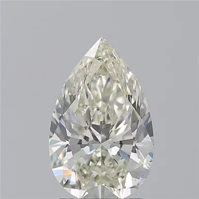 2.21ct K SI2 Rare Carat Ideal Cut Pear Diamond