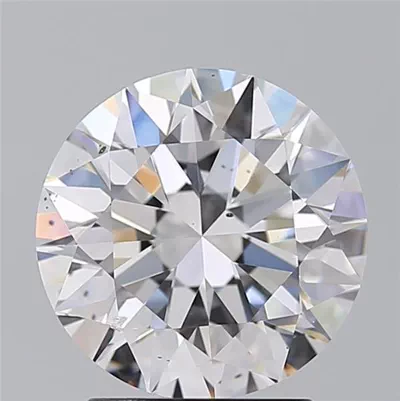 2.50ct D SI1 Rare Carat Ideal Cut Round Diamond