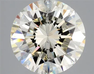 3.01ct J SI1 Very Good Cut Round Diamond