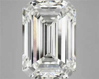 13.39ct F VVS2 Rare Carat Ideal Cut Emerald Lab Grown Diamond