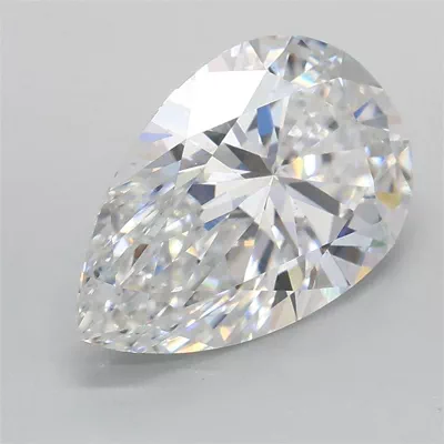 2.09ct D VS1 Rare Carat Ideal Cut Pear Lab Grown Diamond