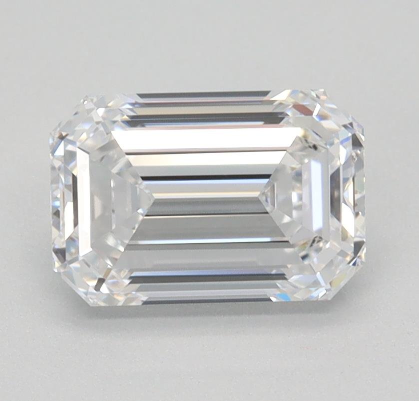 1.05ct D VVS2 Rare Carat Ideal Cut Emerald Lab Grown Diamond