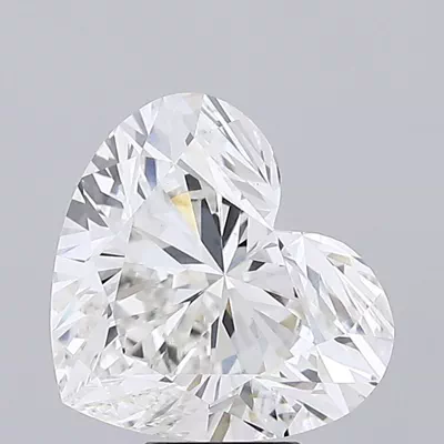 7.05ct G VVS2 Rare Carat Ideal Cut Heart Lab Grown Diamond