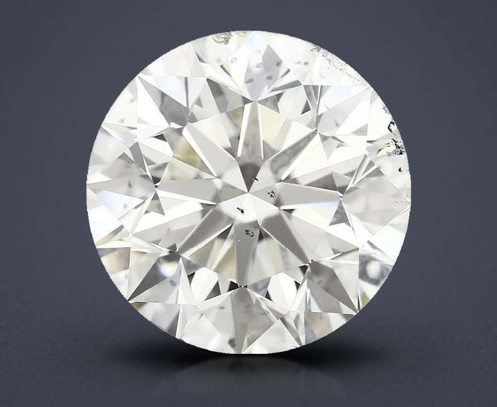 4.00ct K SI1 Excellent Cut Round Diamond