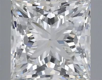 5.08ct G VS2 Rare Carat Ideal Cut Princess Lab Grown Diamond