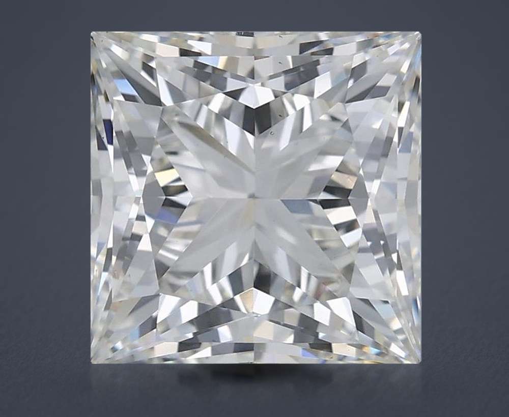 5.08ct G VS2 Rare Carat Ideal Cut Princess Lab Grown Diamond