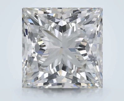 5.08ct G VS2 Rare Carat Ideal Cut Princess Lab Grown Diamond