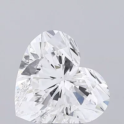 5.58ct E VVS2 Rare Carat Ideal Cut Heart Lab Grown Diamond