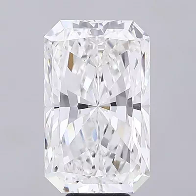 9.08ct F VVS2 Very Good Cut Radiant Lab Grown Diamond