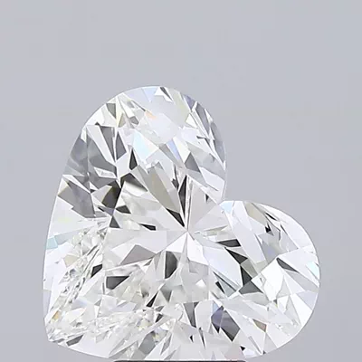 5.08ct G VVS2 Rare Carat Ideal Cut Heart Lab Grown Diamond