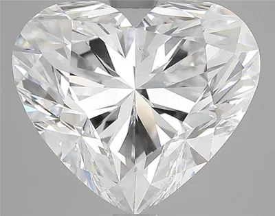 5.04ct D VS2 Rare Carat Ideal Cut Heart Diamond