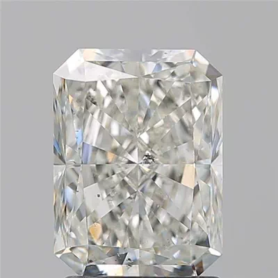 2.01ct I SI2 Rare Carat Ideal Cut Radiant Diamond