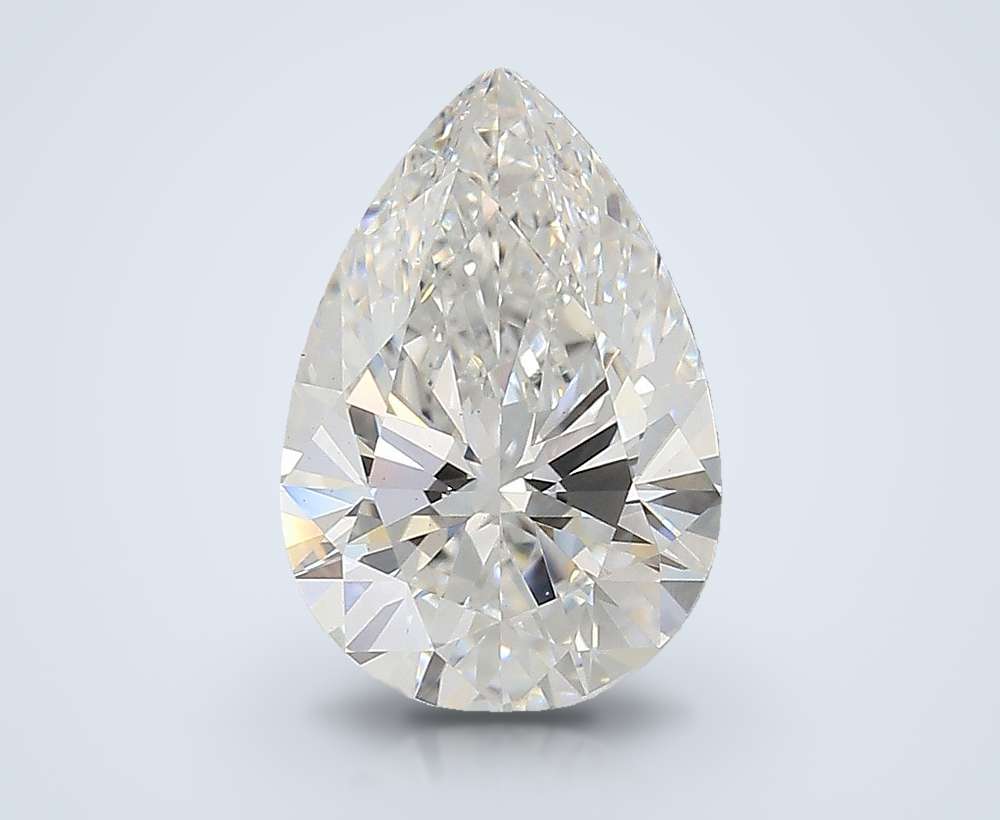 2.55ct E VS1 Rare Carat Ideal Cut Pear Lab Grown Diamond