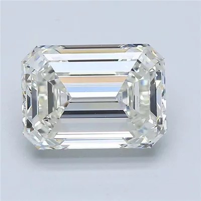 3.50ct J VVS1 Rare Carat Ideal Cut Emerald Diamond