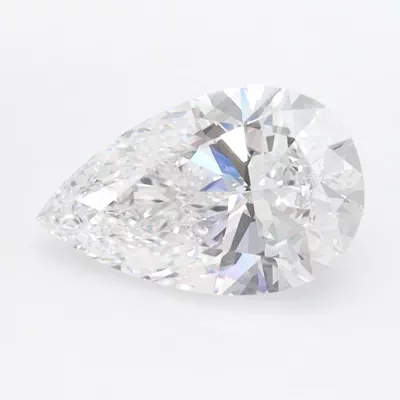 1.33ct D VVS2 Rare Carat Ideal Cut Pear Lab Grown Diamond