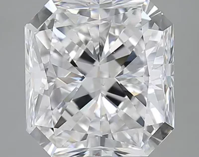 4.01ct F VS1 Rare Carat Ideal Cut Radiant Diamond
