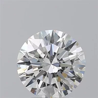 2.51ct G SI2 Rare Carat Ideal Cut Round Diamond