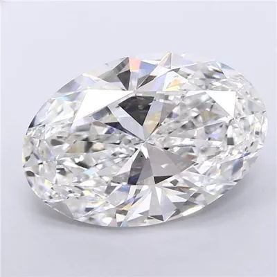 15.08ct F VS2 Rare Carat Ideal Cut Oval Lab Grown Diamond