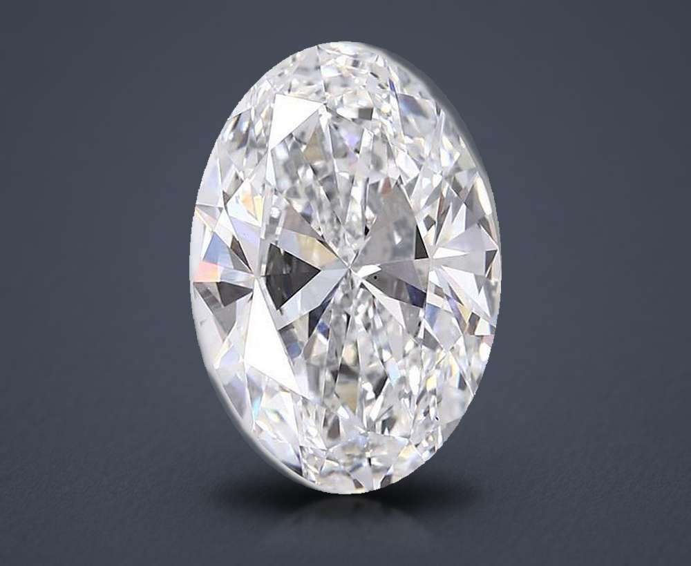 15.08ct F VS2 Rare Carat Ideal Cut Oval Lab Grown Diamond
