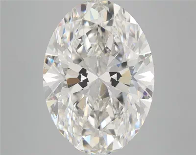 5.38ct H VS2 Rare Carat Ideal Cut Oval Lab Grown Diamond