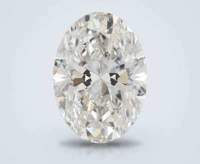 5.38ct H VS2 Rare Carat Ideal Cut Oval Lab Grown Diamond