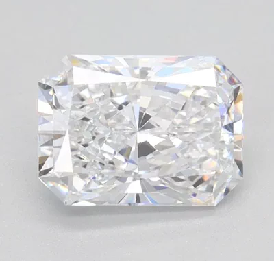 0.91ct D VS1 Rare Carat Ideal Cut Radiant Lab Grown Diamond