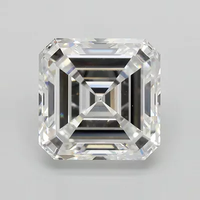 10.14ct F VVS2 Very Good Cut Asscher Lab Grown Diamond